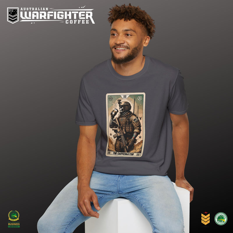 The Caffeinator Unisex Military Coffee Tee