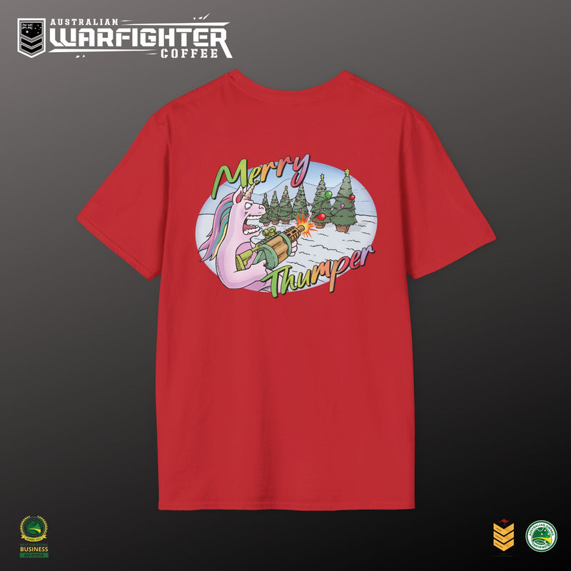 Christmas Adults Shirt - Merry Thumper Unisex T-Shirt