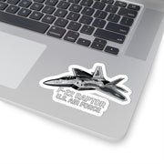 F-22 Raptor U.S. Air Force Sticker — Military Jet Kiss-Cut Decal - Australian Warfighters Coffee