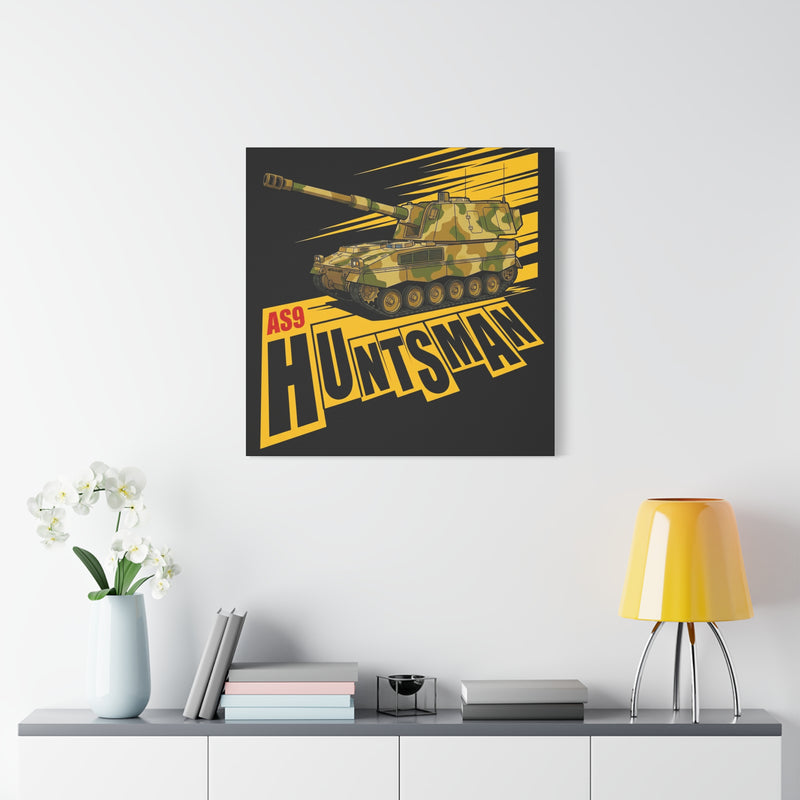 AS9 Huntsman Tank Canvas Print — Military Vehicle Wall Art