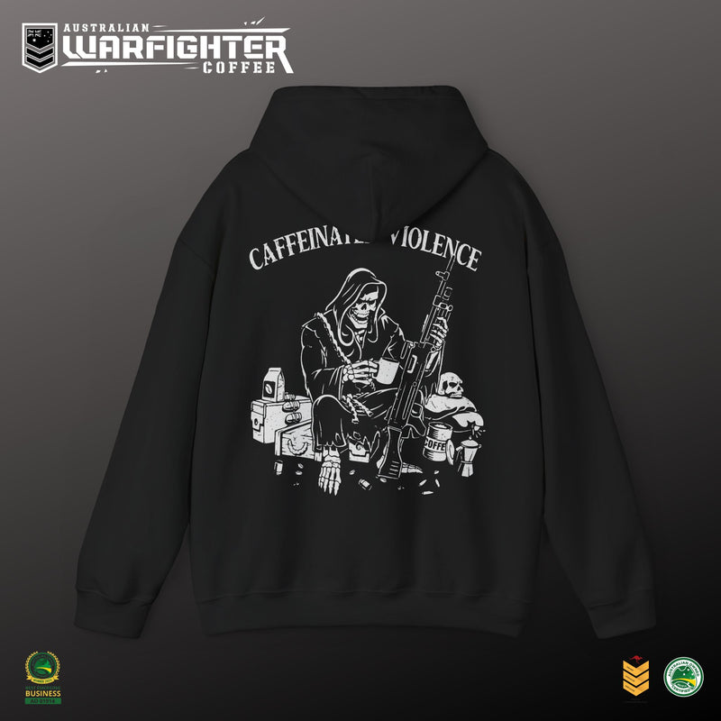 CAFFIENATED VIOLENCE - Hooded Sweatshirt