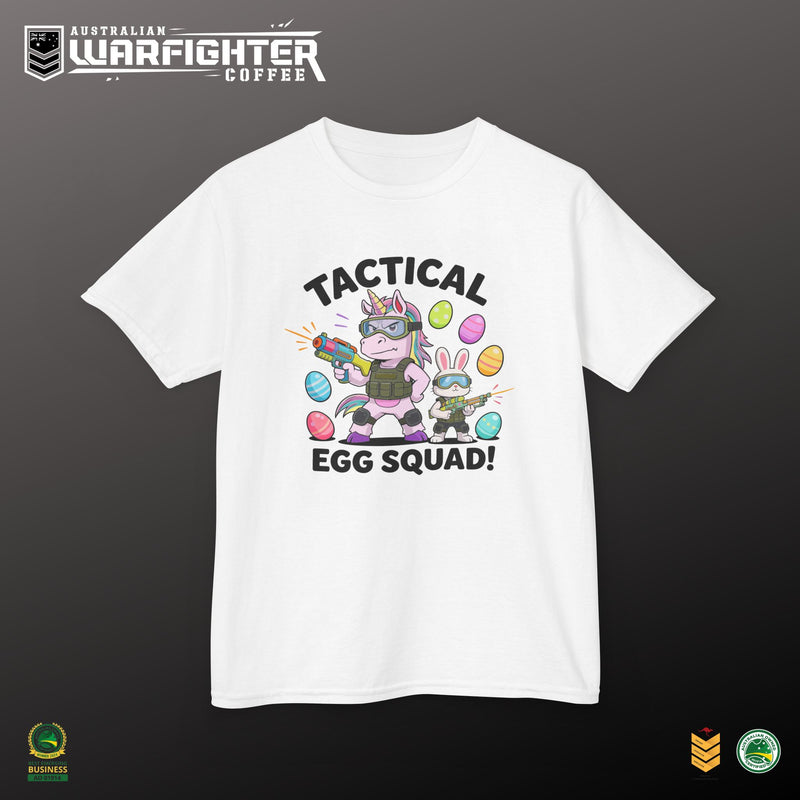 Kids Tee — "Tactical Egg Squad!"