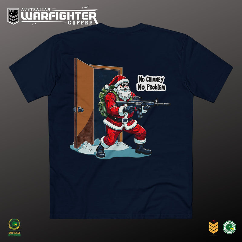 No Chimney No Problem, Tac Santa Tee