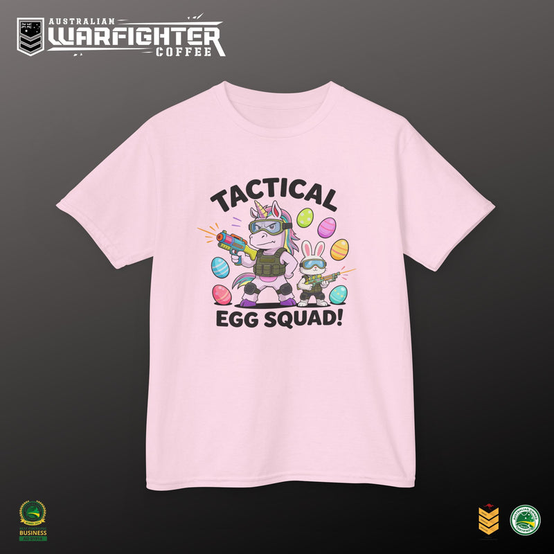 Kids Tee — "Tactical Egg Squad!"