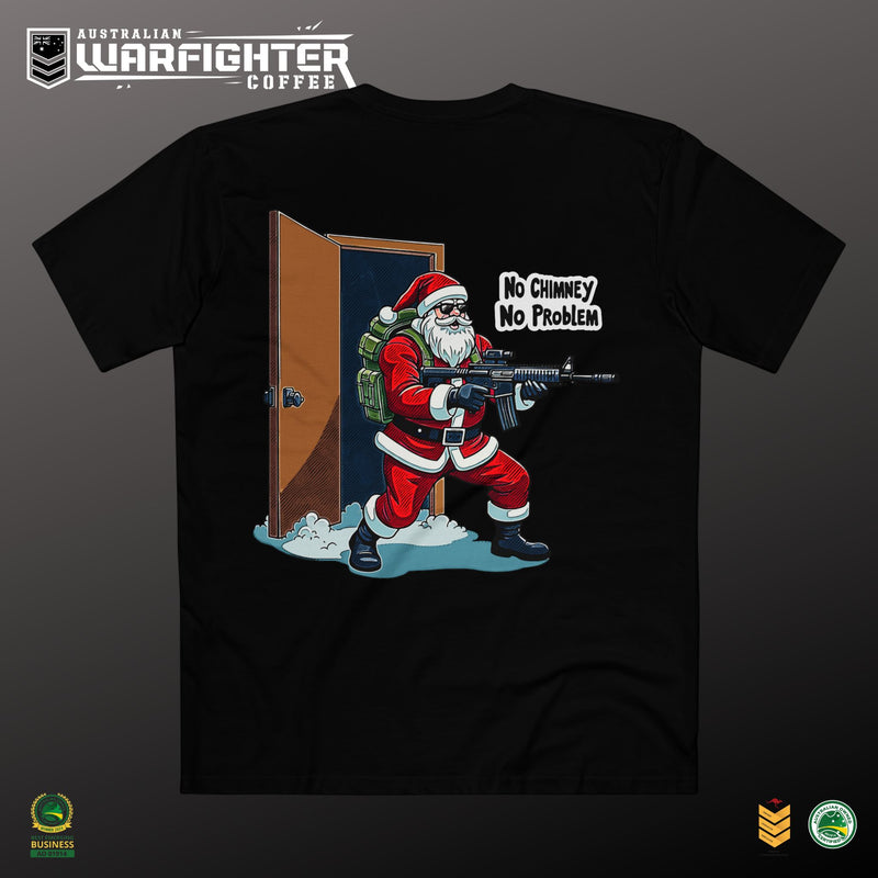 No Chimney No Problem, Tac Santa Tee