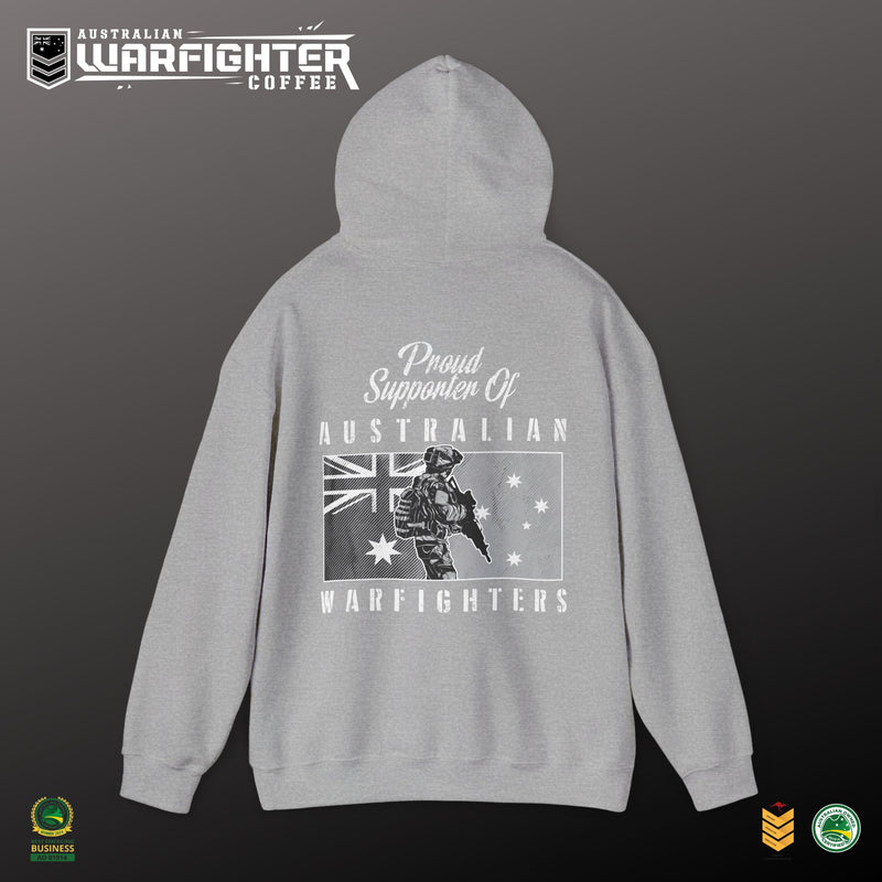 Proud Supporter of Australian Warfighters - Hooded Sweatshirt