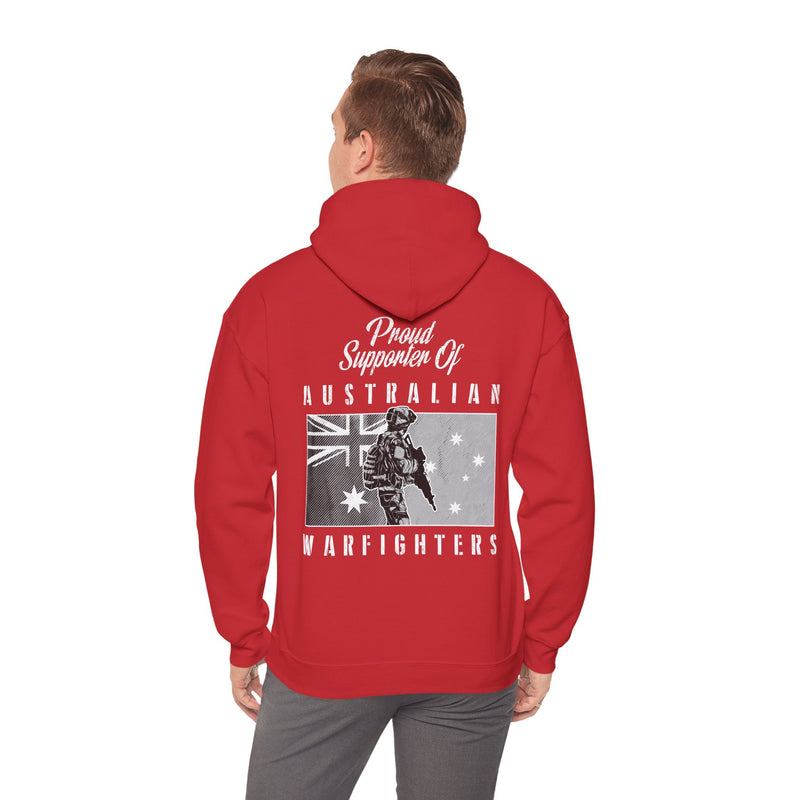 Proud Supporter of Australian Warfighters - Hooded Sweatshirt
