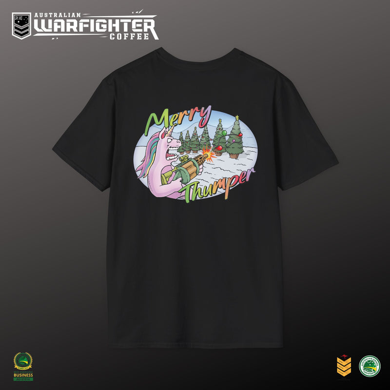 Christmas Adults Shirt - Merry Thumper Unisex T-Shirt