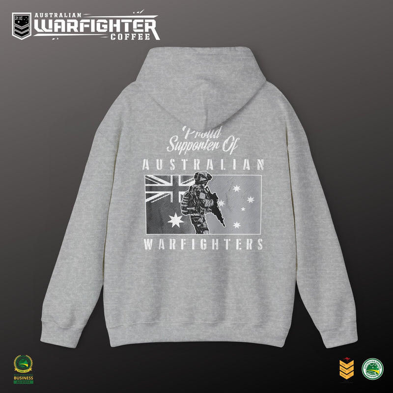 Proud Supporter of Australian Warfighters - Hooded Sweatshirt