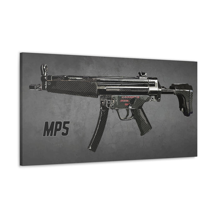 Canvas Art Print - MP5 Digital Art