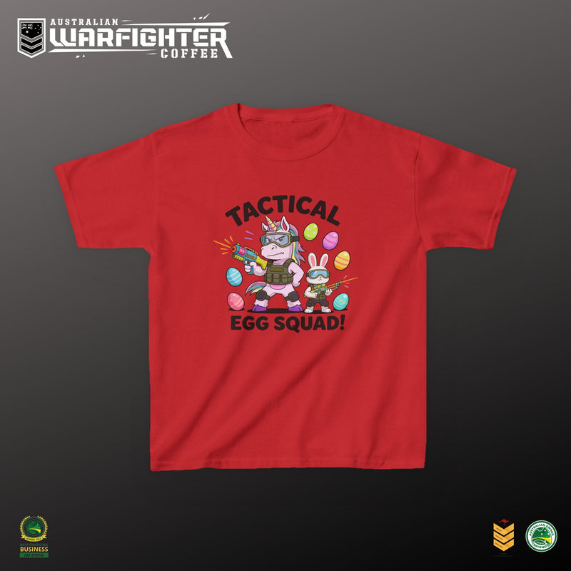 Kids Tee — "Tactical Egg Squad!"