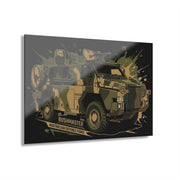 PMV Australian Bushmaster — lifestyle — hung on wall, Australian Warfighters Coffee