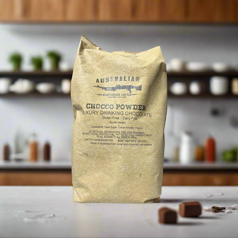 Chocco's Hot Chocolate Powder - Rich Australian Drinking Chocolate 1kg