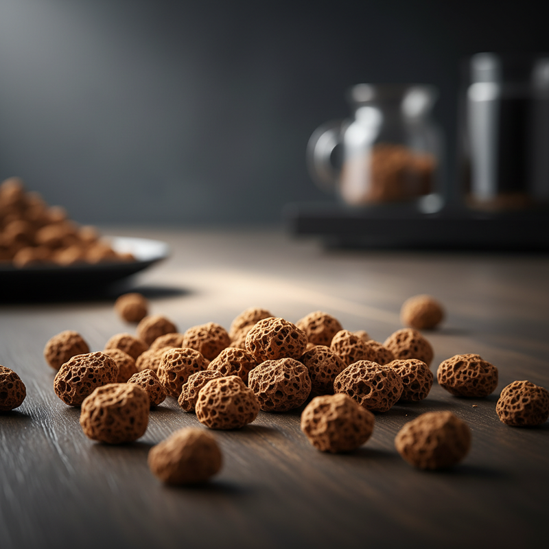 Freeze-dried coffee crystals