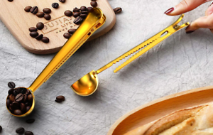 Gold Stainless Steel Scoop Clip