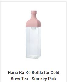 Hario Ka-Ku Bottle for Cold Brew Tea - Smokey Pink