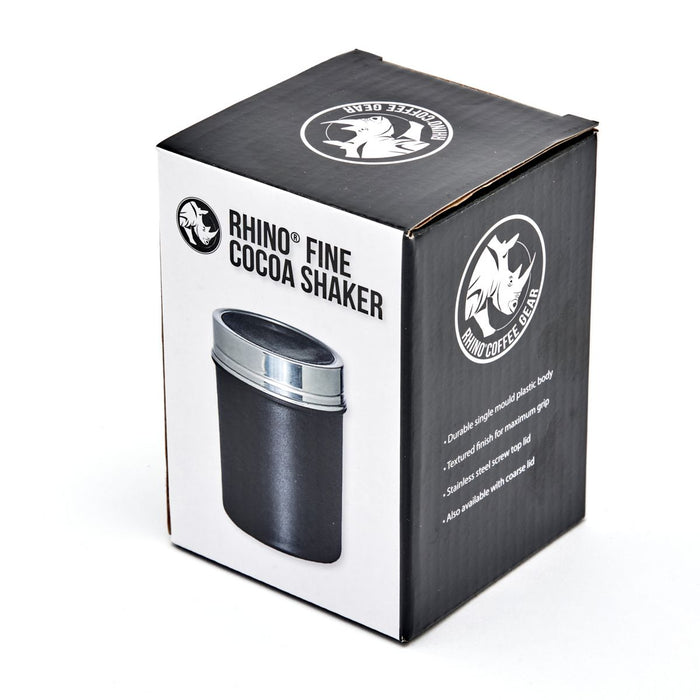 Rhino Cocoa Shaker Black Fine